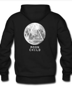 Moon Child Triangle Hoodie back