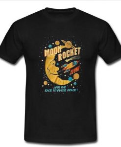 Moon Rocket t shirt