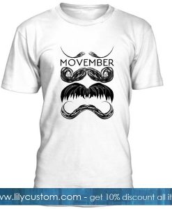 Movember Moustaches T Shirt