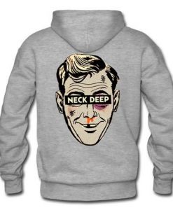 Neck deep hoodie back