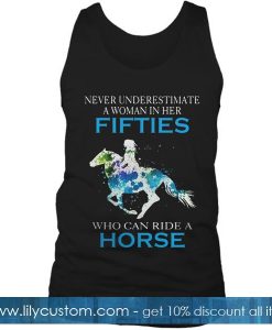Never underestimate a woman Tank Top