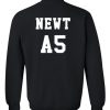 Newt A5 sweatshirt back