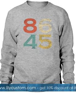 Number 86 45 Sweatshirt