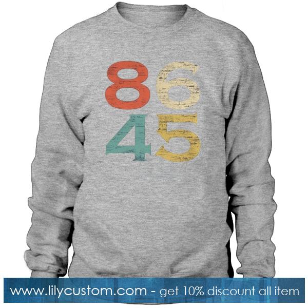 Number 86 45 Sweatshirt