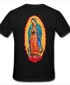 Our Lady of Guadalupe t shirt back