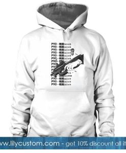 P90 Japanese Gun Hoodie