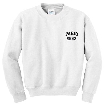 Paris France Sweatshirt  SU