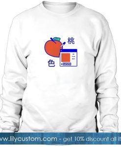 Peach OK Save Quit Sweatshirt