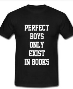 Perfect Boys Only Exist in Books t shirt