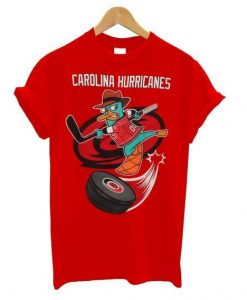 Phineas and Ferb Carolina Hurricanes Swoosh Juvenile T shirt
