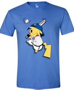 Pikachu MLB Cubs TShirt