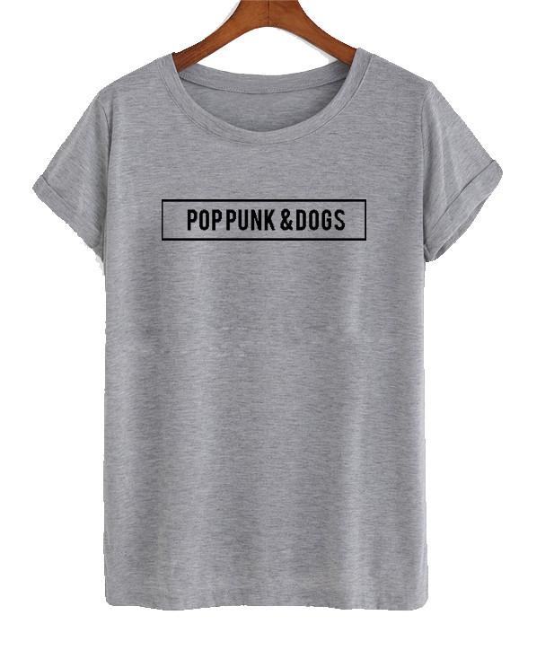 Pop punk and dogs t shirt