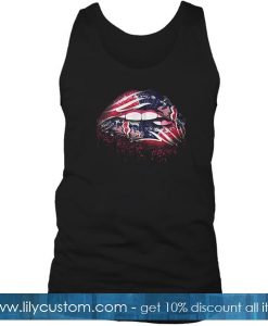 Premium New England Patriots Sweat Lips Tank Top