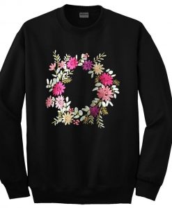 Que sean sueteres negros con bordados sweatshirt