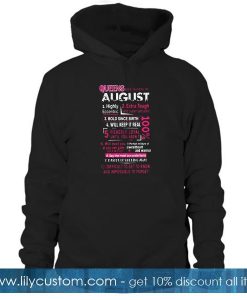 Queen are born in august Hoodie