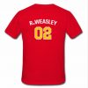 R.weasley 02 t shirt back