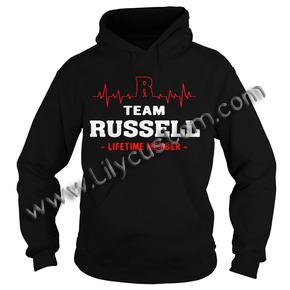 R team Russell lifetime member Hoodie Ez025