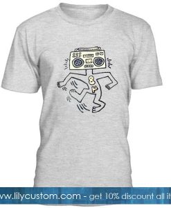 Radio Man Dancing Art Tshirt