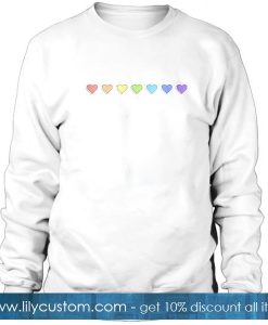Rainbow Heart Sweatshirt