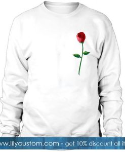 Red Rose Sweatshirt