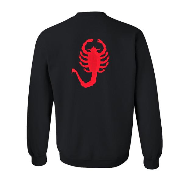 Red Scorpion Sweatshirt Back