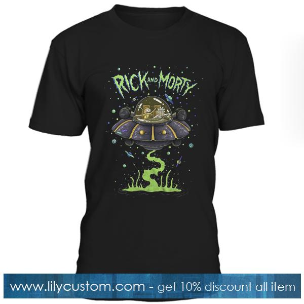 Rick and Morty Ship Dumping T Shirt