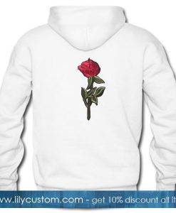 Rose Windbreaker Hoodie Back