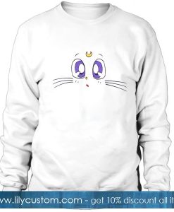 Sailor Moon LUNA Cat Sweatshirt