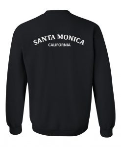 Santa Monica California Sweatshirt Back