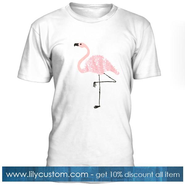 Sequin flamingo Tshirt