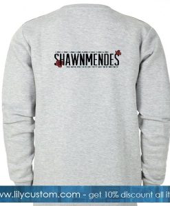 Shawn Mendes Rose Sweatshirt Back