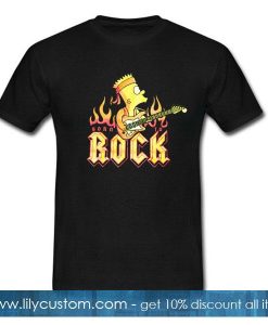 Simpsons Bart Rock T-Shirt