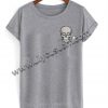 Skeleton Flower T Shirt Ez025