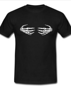 Skeleton Hand t shirt