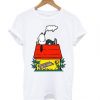 Snoop Dogg Snoopy Smoking T shirt