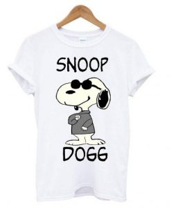 Snoopy Snoop Dogg White T shirt