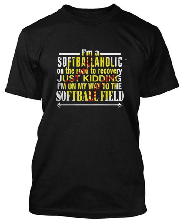 Softballaholic tshirt