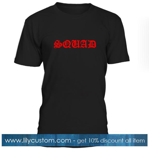 Squad Font Tshirt