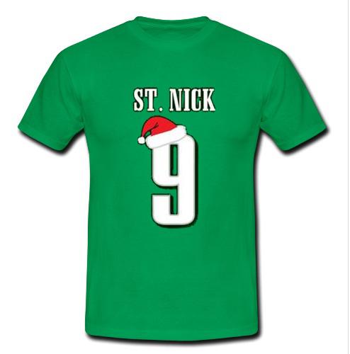 St  Nick Foles  9 T Shirt  SU