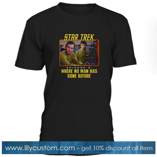 Star trek Where No Man Has Gone Before T shirt