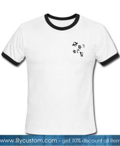 Stars And Planet ring tshirt
