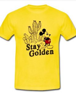 Stay Golden Mickey Mouse T-Shirt  SU