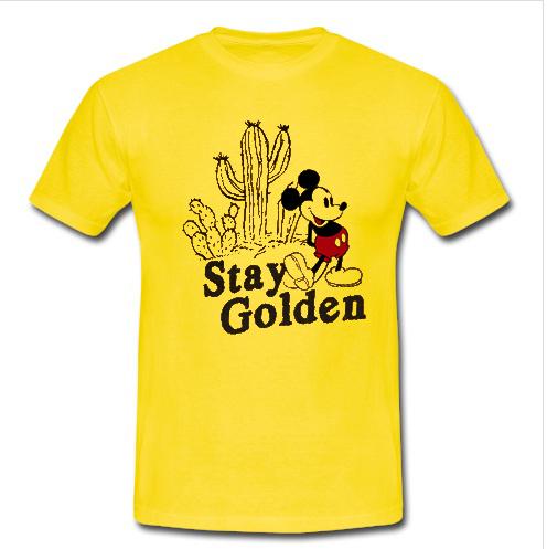 Stay Golden Mickey Mouse T-Shirt  SU