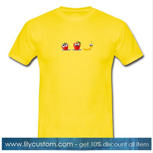 Strawberry Apple Banana Emoji T Shirt