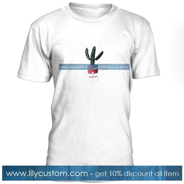 Striped Cactus Print Tshirt