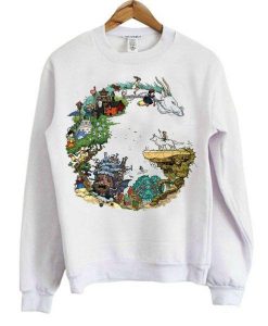 Studio Ghibli Characters Sweatshirt  SU