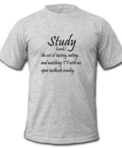 Study Verb t shirt