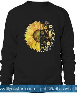 Sunflowers And Studio Ghibli Sweatshirt