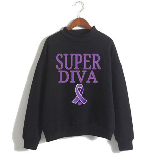 Super Diva Cancer  Ruther Bader Ginsburg Sweatshirt