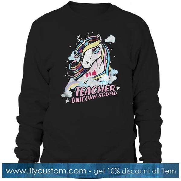 Teacher Unicorn Squad Sweatshirt